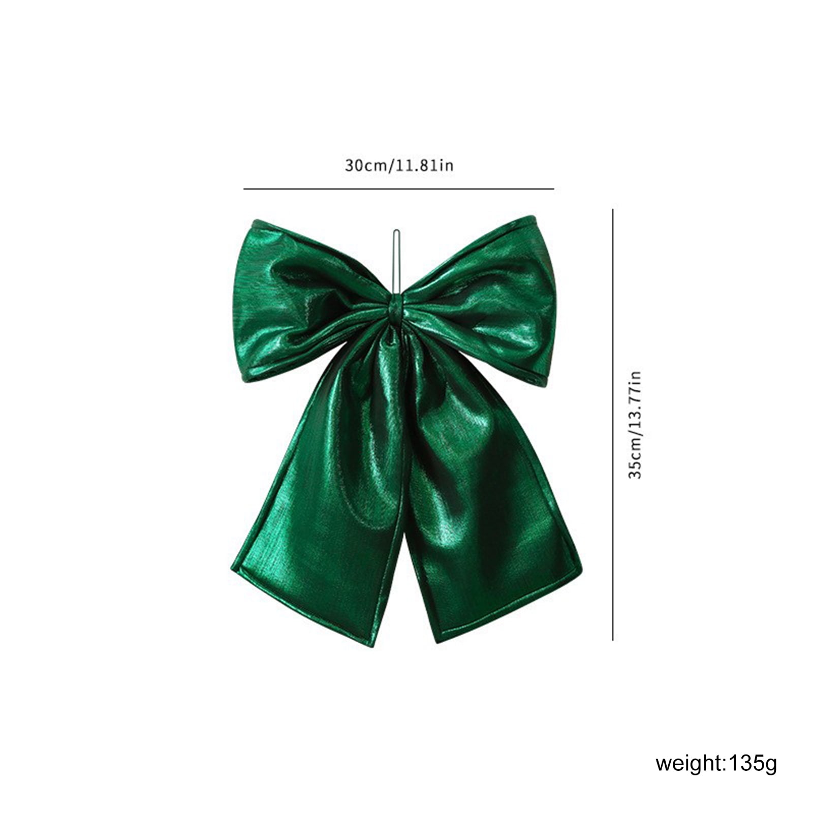 Christmas Bows - 31.5 In Large Christmas Tree Topper Bow, Christmas Decorations for Tree, Garland, Christmas Tree Ornaments