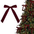 thumbnail image 1 of Christmas Bows Christmas Tree Decor Christmas Bows For Tree Ribbon Bows Christmas Decor Bows For Christmas Tree Velvet Bows For Christmas Tree Christmas Decorations, 1 of 7