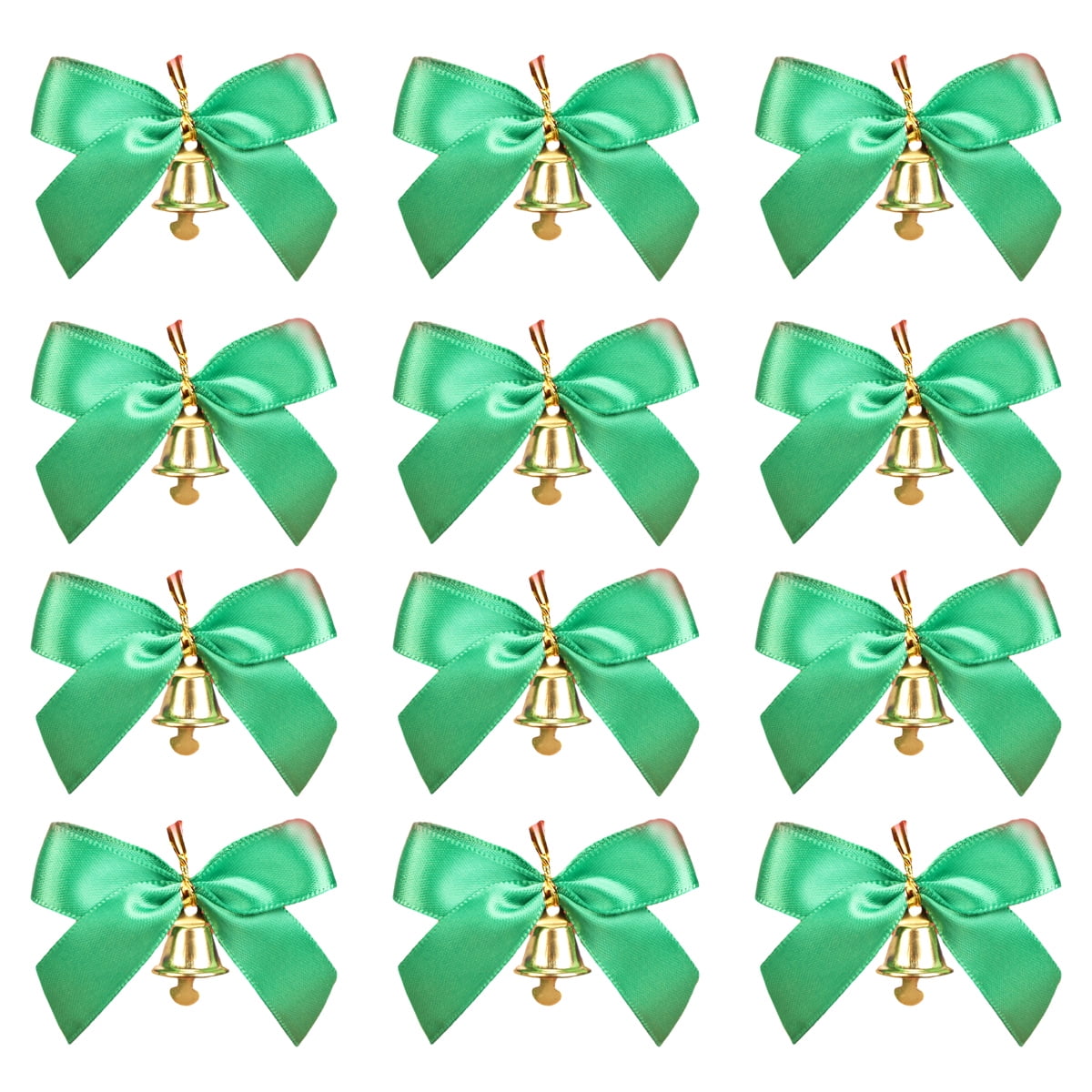 Dtydtpe Christmas Decorations St. S Day Ribbon Flower Bouquet Gift Wrapping Bow Ribbon Packing Supplies for DIY Sewing Craft Green Pre Wrap, Size: One