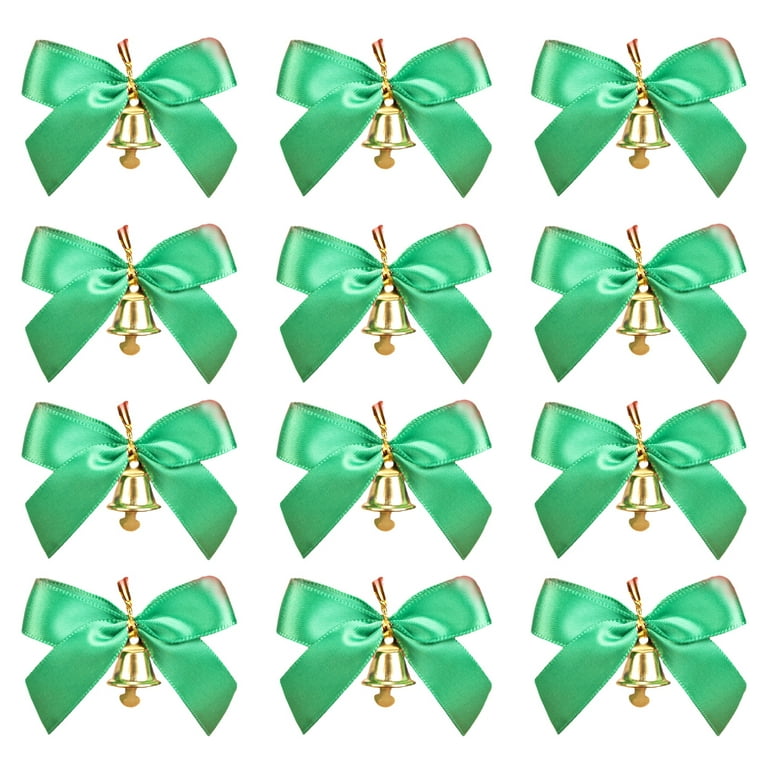 100-Pack Twist Tie Bows for Crafts, Pre-Tied Satin Ribbon for Gift Wrap  Bags, Party Favors, Baked Goods, Cookies, Mini Bowties for Hair Decorations