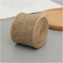 Christmas Bows For Gift Wrapping,Wrap Ribbon,Decorative Ribbon,Stain Wrap Ribbon Christmas Day Decorative Ribbon Imitation Hemp Wire Edge Linen Ribbon for Christmas Craft Festival Party Supply