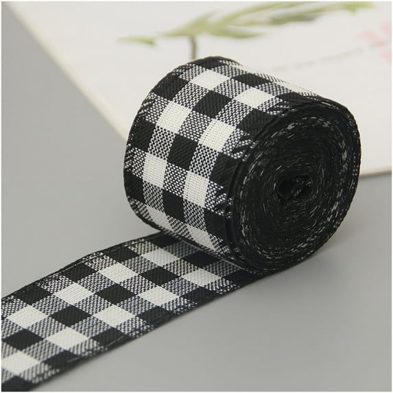 Christmas Bows For Gift Wrapping,Wrap Ribbon,Decorative Ribbon,Stain Wrap Ribbon Christmas Day Decorative Ribbon Imitation Hemp Wire Edge Linen Ribbon for Christmas Craft Festival Party Supply