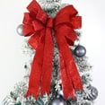 thumbnail image 1 of Christmas Bows Outdoor Decorations,16.1"x9.4" Large Christmas Tree Topper Bow, Glitter Wreath Bow for Xmas Home Front Door Decor Wreath Ornament, 1 of 7