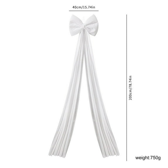 Christmas Bows Outdoor Decorations, Large Christmas Tree Topper Bow, Wreath Bow with Glitter Gold Edge for Xmas Home Front Door Decor