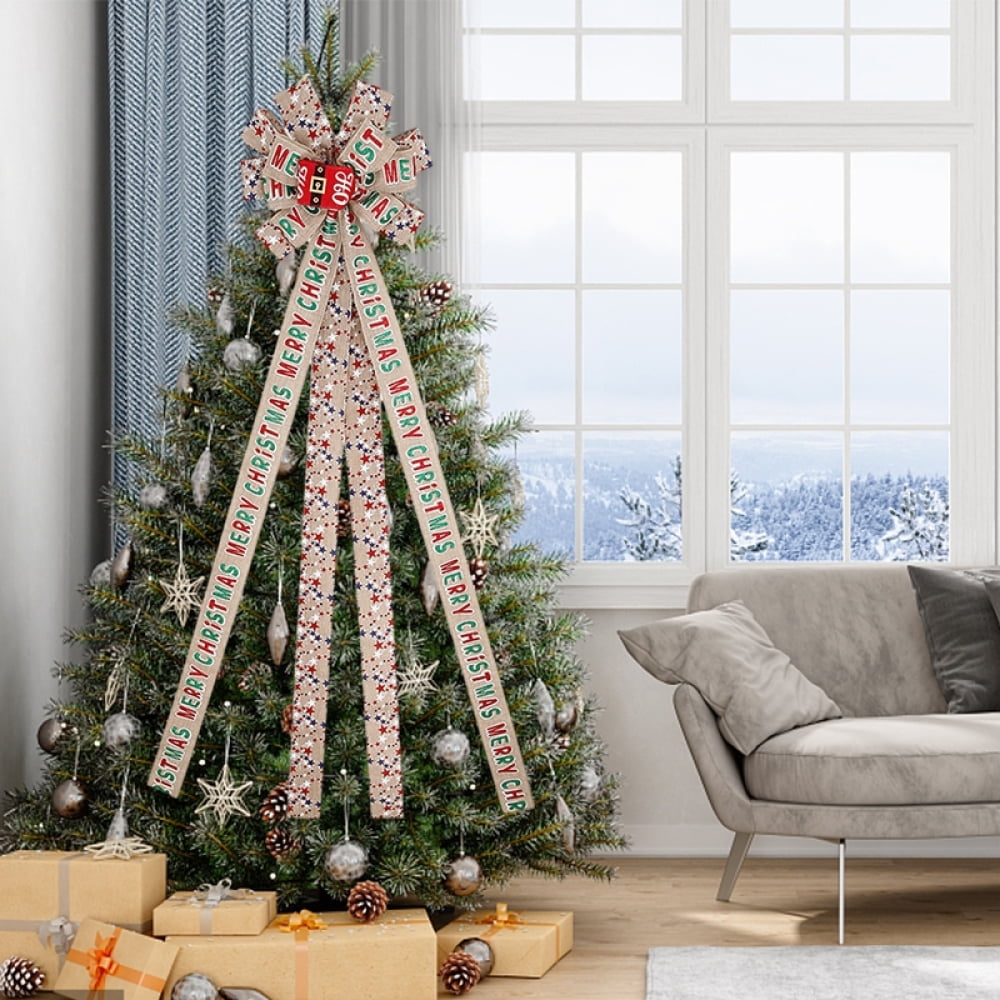 Christmas Bows for Wreath, Christmas Wreath Bows, Christmas Trees Bows