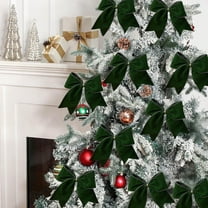 Christmas Bows for Tree Decorations, Wreath Arrangement, Large Gift Box Bowknot Ornaments, Festive Holiday Party Decor