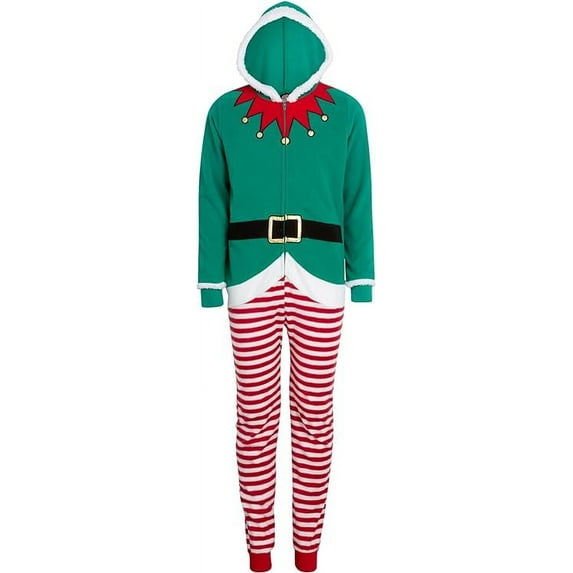 Christmas Boys' Family PJ’s Christmas One Piece Pajamas - Fleece Onesie - Zip-up Jumpsuit