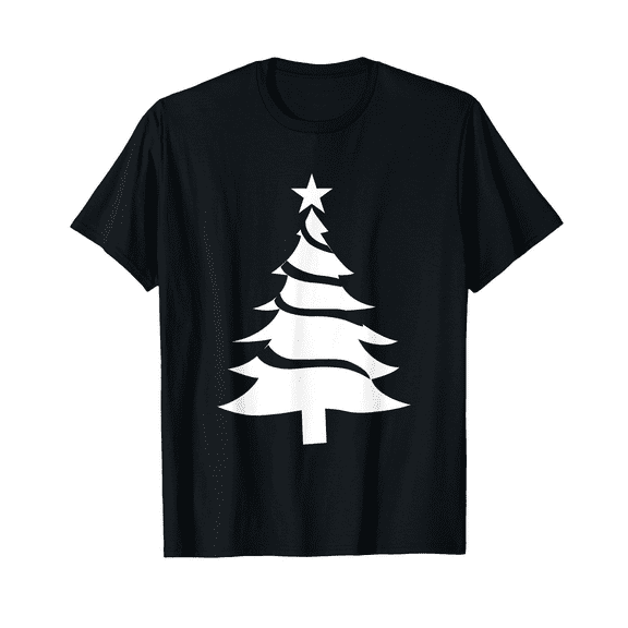 Christmas Boys T-Shirt – Cute Xmas Tree Print Tee for Boys, Holiday Gift for Kids