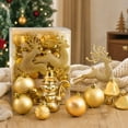 thumbnail image 1 of Christmas Bright Ball Ornaments for Xmas Tree Decorations Xmas Tree Hanging Ball, Shatterproof Christmas Decorations Tree Balls Set for Xmas Holiday Wedding Party, 1 of 7