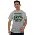 thumbnail image 1 of Christmas Bring It This Year Santa Men's Graphic T Shirt Tees Brisco Brands X, 1 of 4