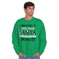 thumbnail image 1 of Christmas Bring It This Year Santa Sweatshirt for Men or Women Brisco Brands X, 1 of 6