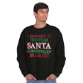 thumbnail image 1 of Christmas Bring It This Year Santa Sweatshirt for Men or Women Brisco Brands X, 1 of 6