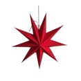 thumbnail image 1 of Christmas Brown 30 Cm 9 Points Paper Folding Hanging Christmas Decoration For Table Decoration Christmas Room Wedding 12 Inch Paper Star Wedding Birthday Christmas Home Party Christmas for Front Door, 1 of 3