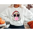 thumbnail image 1 of Christmas Bubble Gum Sweatshirt, Santa Blowing Bubble Shirt, Pink Christmas Santa Shirt, Retro Christmas Shirt, Santa Bubble Gum Sweatshirt, Merry Christmas Shirt, Xmas Hoodie, 1 of 3