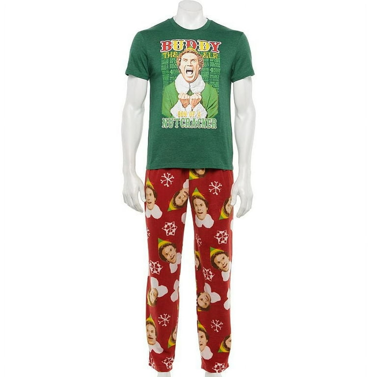 Christmas Buddy The Elf Piece Sleep Pajama Set Large