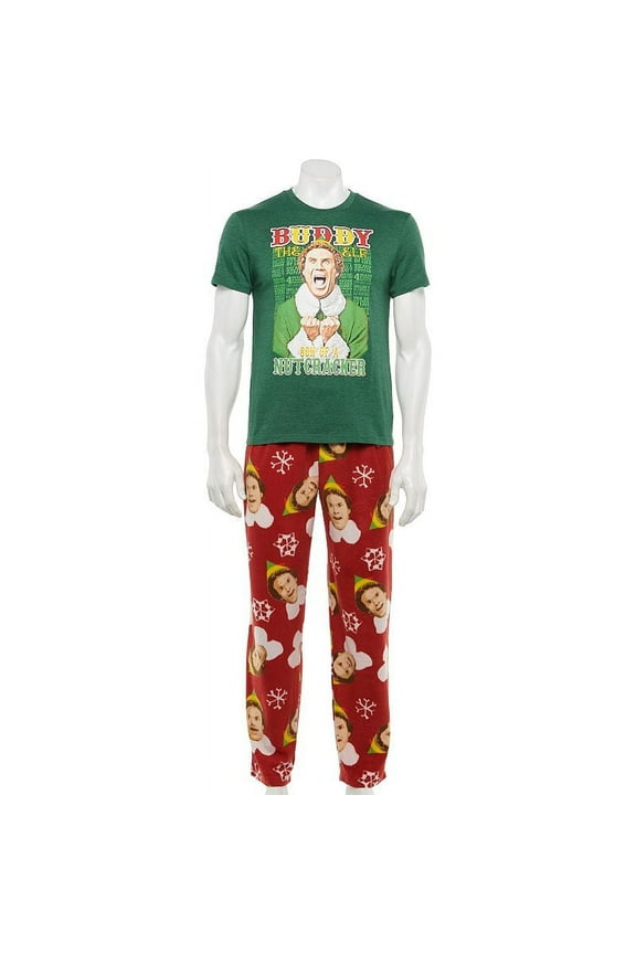 Christmas Buddy The Elf 2 Piece Sleep Pajama Set - Large