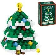 Christmas Building Blocks Set - 2025 New Christmas Stocking Stuffers, Creative Holiday Decor, Educational Toys for Kids, Teens, Boys & Girls - Ideal Xmas Gifts for Grandkids, Students & Classrooms