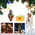 thumbnail image 1 of Christmas Bulb Gift Jar,Clear Fillable Light Bulb Ornaments with Lid,Reusable Hanging Candy Jars,for DIY Crafts, Xmas Tree Decor, Cards & Party Favors (1Pc), 1 of 9