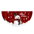 thumbnail image 1 of Christmas Bunting Flag Christmas Fan Flag Christmas Hanging Bunting Flags with Outdoor Bunting Flags Christmas Half Fan Flag Banner for Christmas Party Garden Patio丨Snowman, 1 of 9