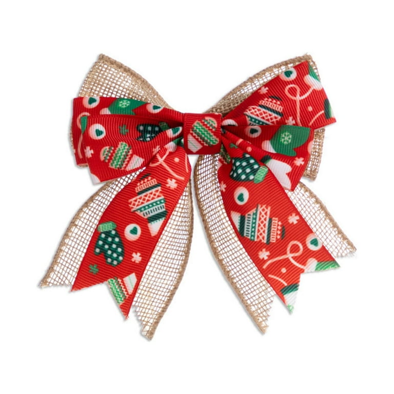 Christmas Tree Topper Wreath Bow Rustic Jute Bows Christmas Wreath Ornament Gift Bow Pre-Tied Burlap Bows for Wedding Holiday Birthday Party Decoration Christmas Tree Topper Wreath Bow Rustic Jute Bows Christmas Wreath Ornament Gift Bow Pre-Tied Burlap Bows for Wedding Holiday Birthday Party Decoration