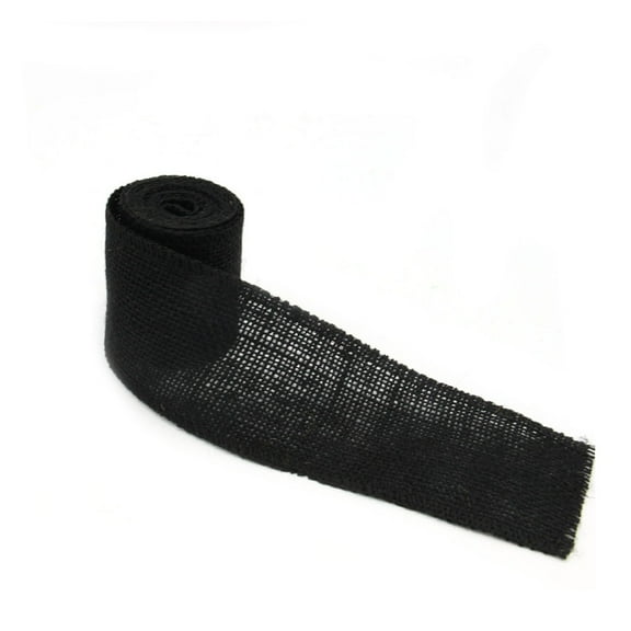 MERRYHAPY Burlap Ribbons for Wedding Decorations Decorators Black Christmas 1Pack