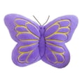 thumbnail image 1 of Christmas Butterfly-Shaped Throw Pillow – Velvet Lumbar Support Cushion for Sofa, Couch, Bed, Office Chair & Car Seat, Soft Decorative Gift Pillow, 1 of 5