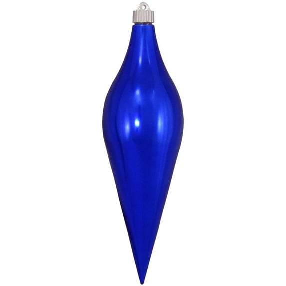 Christmas By Krebs 12 2/3" (320mm) Ornament, Commercial Grade Indoor Outdoor Shatterproof Plastic Water Resistant Ornament (Azure Blue)