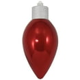 thumbnail image 1 of Christmas By Krebs 12" (300mm) Ornament, Commercial Grade Indoor Outdoor Shatterproof Plastic Water Resistant Light Bulb Ornament (Sonic Red), 1 of 8