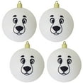 thumbnail image 1 of Christmas By Krebs 4 3/4" (120mm) Ornament [4 Pieces] Commercial Grade Indoor & Outdoor Shatterproof Plastic, Water Resistant Ball Shape Ornament Decorations (Snowball Glitter/Polar Bear), 1 of 7