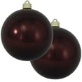 thumbnail image 1 of Christmas By Krebs Ornament, Large Commercial Grade Indoor and Outdoor Shatterproof Plastic, UV and Water Resistant Ball Ornament Decorations (Shiny Hot Java Brown, 6 inch (150mm)), 1 of 7