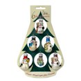 thumbnail image 1 of Christmas By Krebs Blown Glass  Collectible Tree Ornaments (1 3/4" Mini Snowman - 6 Pieces), 1 of 1
