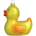 thumbnail image 1 of Christmas By Krebs Blown Glass  Collectible Tree Ornaments  (3 3/4" (95mm) Rubber Ducky), 1 of 6