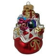 thumbnail image 1 of Christmas By Krebs Blown Glass  Collectible Tree Ornaments  (4" Overloaded Santa Bag), 1 of 6