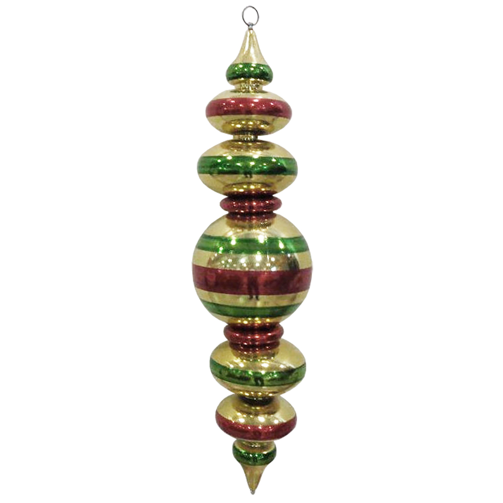 Christmas By Krebs Giant Multipiece Finial, Commercial Grade Indoor and