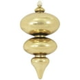 thumbnail image 1 of Christmas By Krebs Shattererproof Plastic Finial Ornament (Gilded Gold, 15 inch (380mm)), 1 of 7
