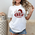 thumbnail image 1 of Christmas CREW T-Shirt | Matching Family Group Graphic Tee | Red Glitter, 1 of 7