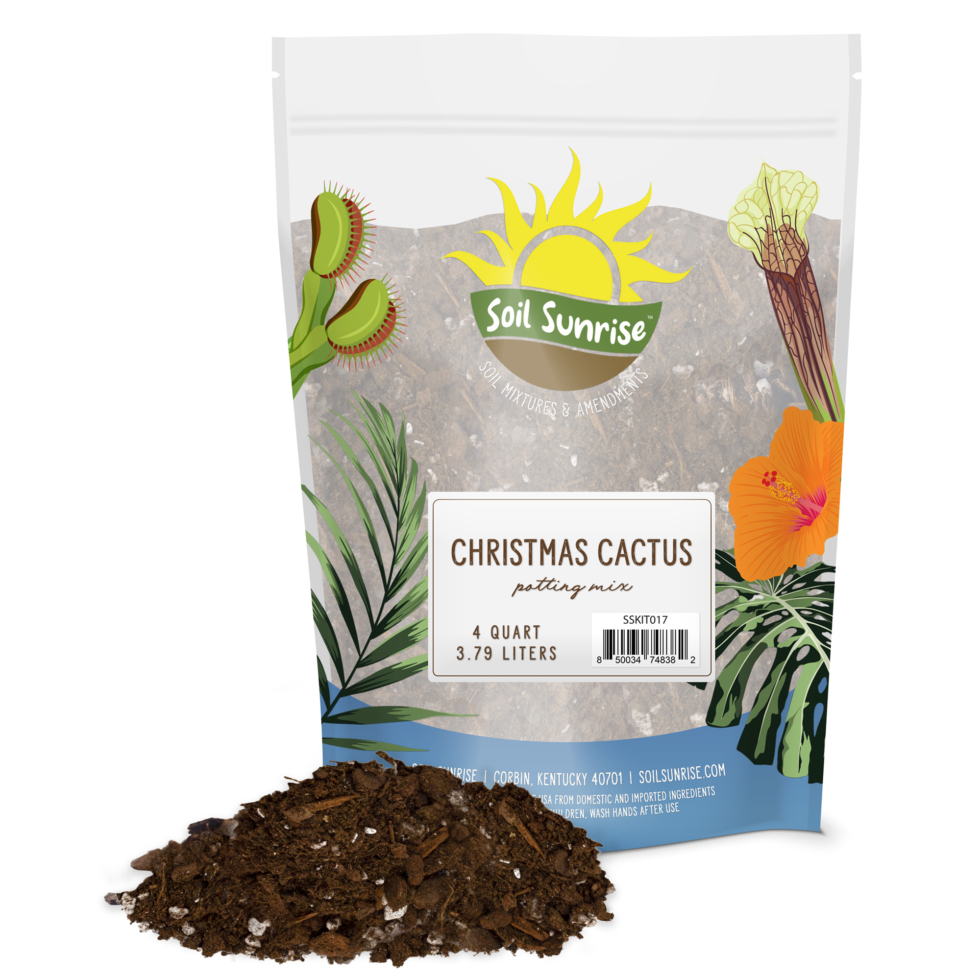 Christmas Cactus Potting Soil Mix 4 Quarts Hand Blended Soil For christmas-cactus-potting-soil-mix-4-quarts-hand-blended-soil-for