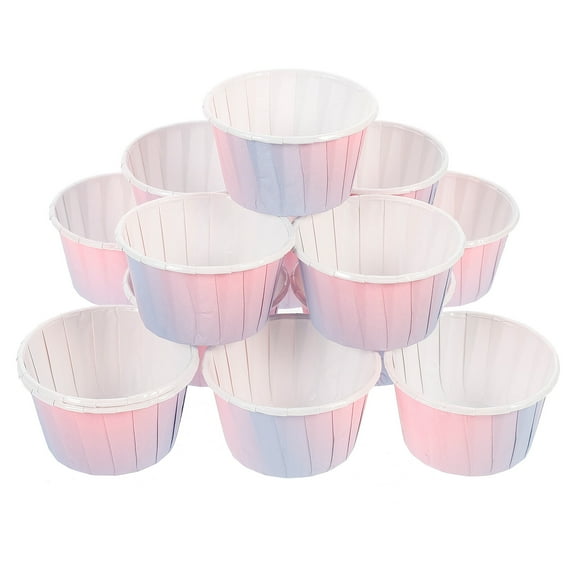 Christmas Cake Wrapper Muffin Cup: 50pcs Xmas Cupcake Liners Cupcake Cups for DIY Cake Muffin Party Decor