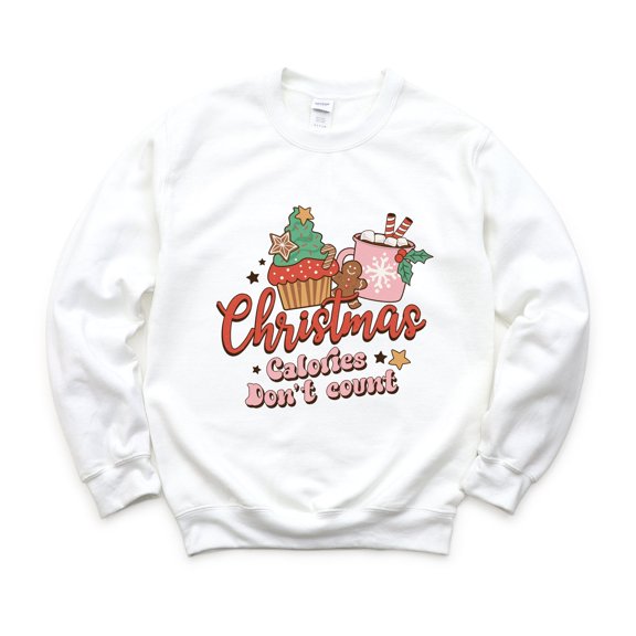 Christmas Calories Don't Count - Women's Graphic Sweatshirt