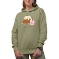 thumbnail image 1 of Christmas Calories Don't Count with Hand Drawn Art Merch Gift, Sand Hooded Sweatshirt or Hoodie, Medium, 1 of 5