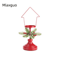 thumbnail image 1 of Mlaxguo Christmas Candle Holders, Iron Candle Stands, Vintage Red Christmas Candlesticks Window Display Decoration, Heat-Resistant Metal Desktop Ornaments for Home, Wedding, Holiday Festive Decor, 1 of 7