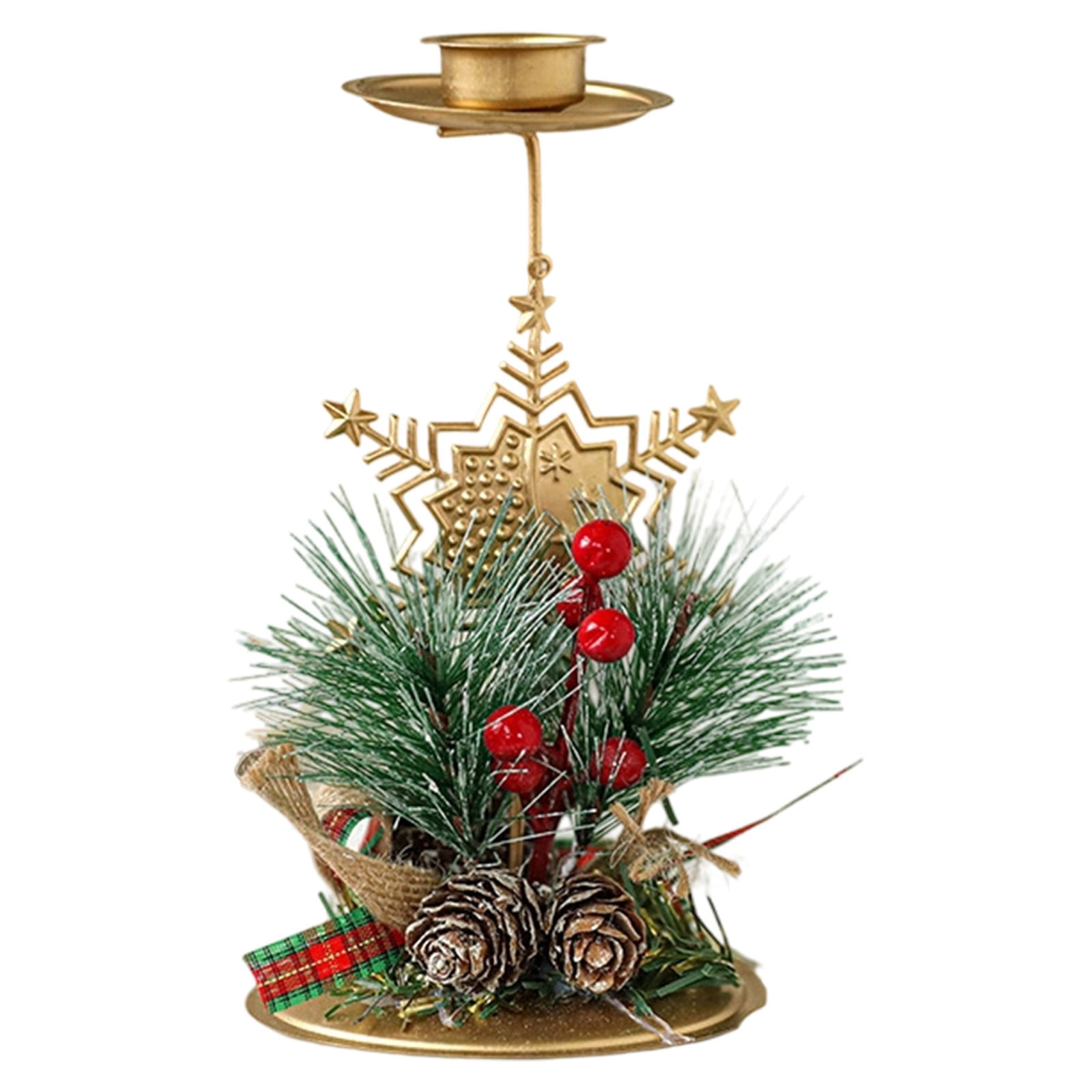 Christmas Candle Holders, Lighted Christmas Table Decorations, Light Up ...