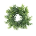 thumbnail image 1 of Christmas Candle Ring, Floral Candle Wreath Centerpiece for Dining Table Holiday Decorations Wedding Party Centerpiece(A), 1 of 6