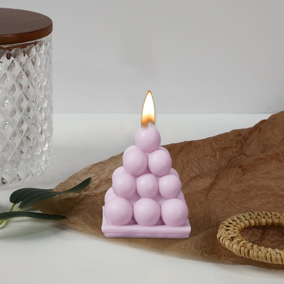 Christmas Candles Geometric Scented Candle Gift Set Soy Wax Aromatherapy For Birthday Home Office Decor Pillar Candles