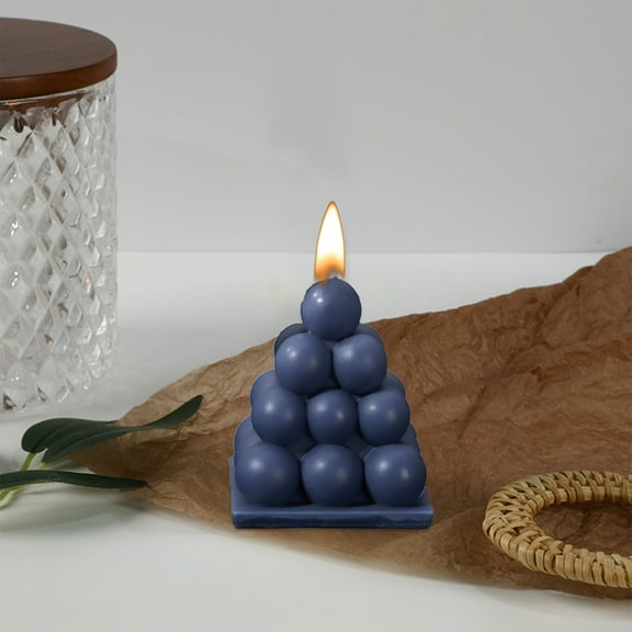 Christmas Candles Geometric Scented Candle Gift Set Soy Wax Aromatherapy For Birthday Home Office Decor Pillar Candles