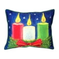 thumbnail image 1 of Christmas Candles Large Indoor/Outdoor Pillow 16x20, 1 of 3