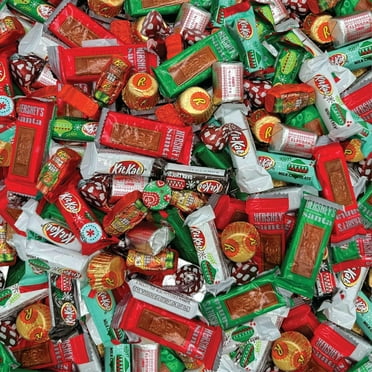 Christmas Candy Assortment, Popular Milk Chocolate Delights, Individually Wrapped, Bulk Pack 3 Pounds