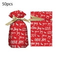 thumbnail image 1 of Christmas Candy Bag Ribbon Drawstring Bag Peaceful Rabbit Bag Gift Packaging 50PCS Shopping From Cross-Border Bag China, 1 of 9