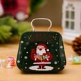 thumbnail image 1 of Christmas Candy Box, Tin Plated Mini Gift Box for Treats, Cookies, Candy, Festive Santa and Snowflake Design, Durable Iron Material, Holiday Party, Stocking Stuffer, Seasonal Decoration, 1 of 2