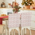 thumbnail image 1 of Christmas Candy Cane Chair Covers Set of 8 Striped Candy Winter Abstract Chair Back Covers Stretch Removable Washable Slipcovers Protector for Dining Room Kitchen Party Decor, 1 of 5